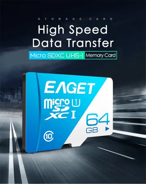 EAGET T1 Micro SD Card 64GB 32GB 16GB Memory