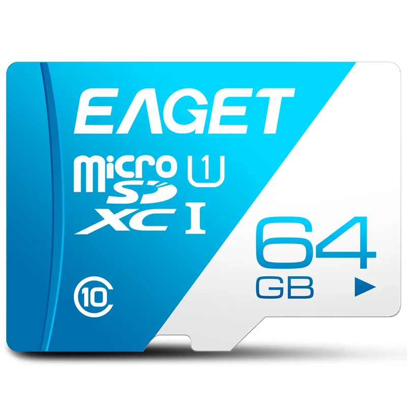 EAGET T1 Micro SD Card 64GB 32GB 16GB Memory Card 128GB TF Card Class10 UHS-I 80MB S Microsd Memory Card For Smartphone – image 6