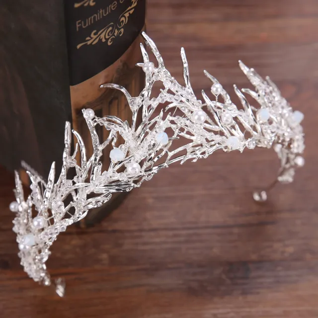 Crystal crown headband White - Shop at LoveMi
