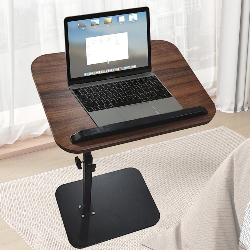 C-Shaped Adjustable Flip Tabletop Sofa Side End Table
