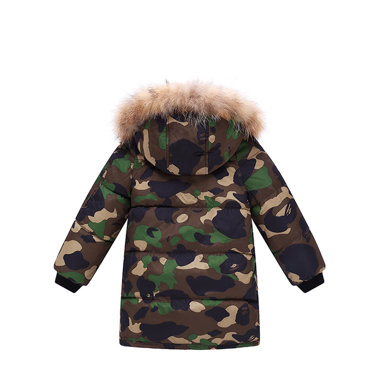 Title 5, Childrens Down and Wadded Camouflage Jacket wi...