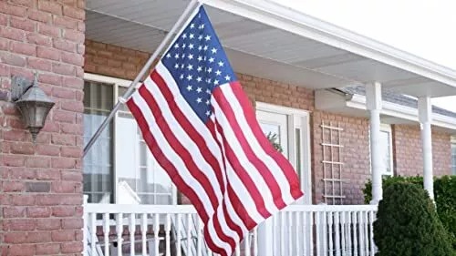 USA Flag 3x5Ft Heavy Duty Outdoor Flag. we ship only inside the US, USPS First Class Package 2 Day Handling , 2-5 Day Shipping. 3'X5' ft American Flag US USA Country Flags, EMBROIDERED Stars, Sewn Stripes, Brass Grommets by KT Deals Product Features Made 