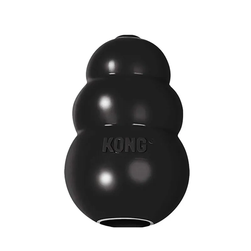 Pet Supplies Gourd Bite-resistant Food Leakage Rubber Dog Toy - Black Gourd S