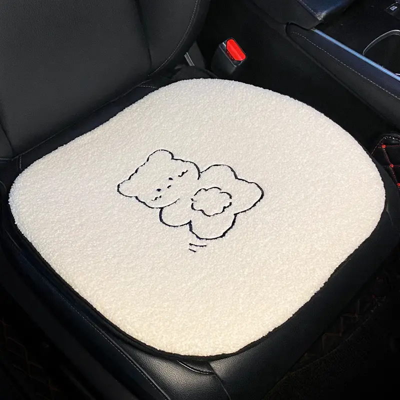 Wool Seat Cover Three-piece Cushion For All Seasons