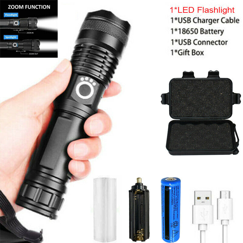 Tactical Flashlight Police Multi-mode Handheld Flashlamp Torch Waterproof Lamp — image 12