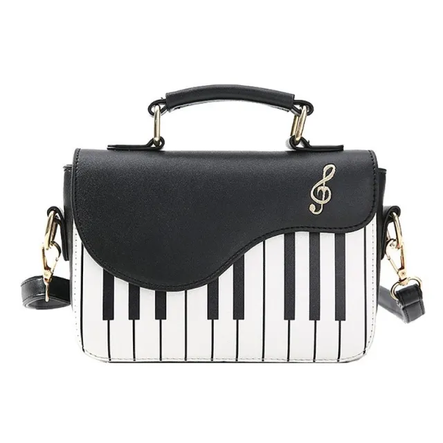 Music Lovers Piano Shaped Bag Black - Shop at LoveMi