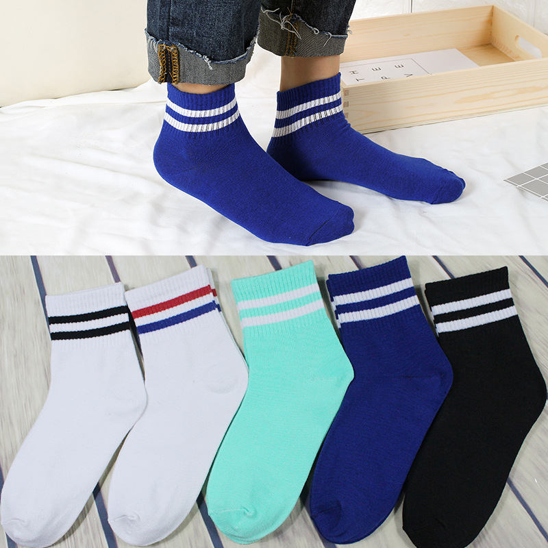 Cute non-slip college wind couple socks