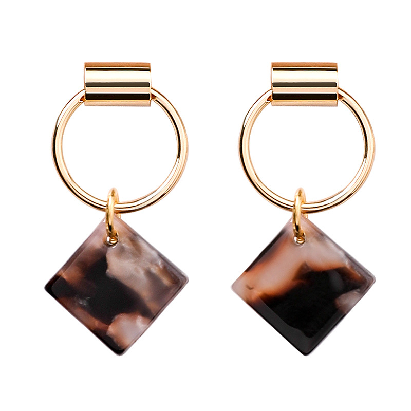 Mini Square Geometric Earrings