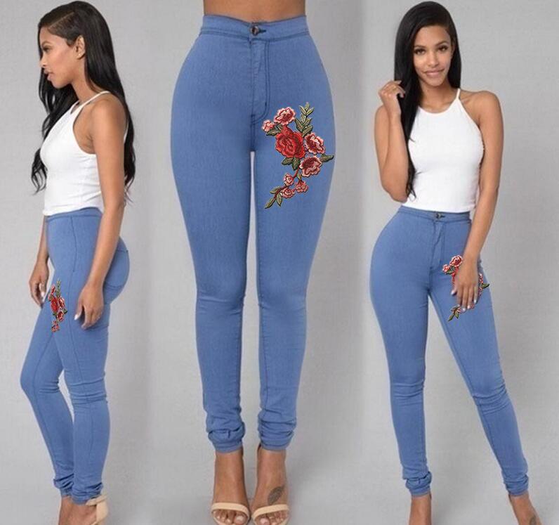 Candy colored feet pencil pants Blue - Shop at LoveMi