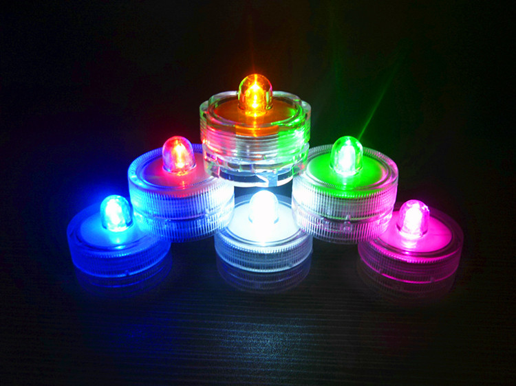 Colorful electronic candle light diving light