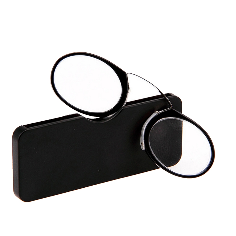Portable Wallet Reader Clipped To Mini Reading Glasses With Protective Case - Image 5