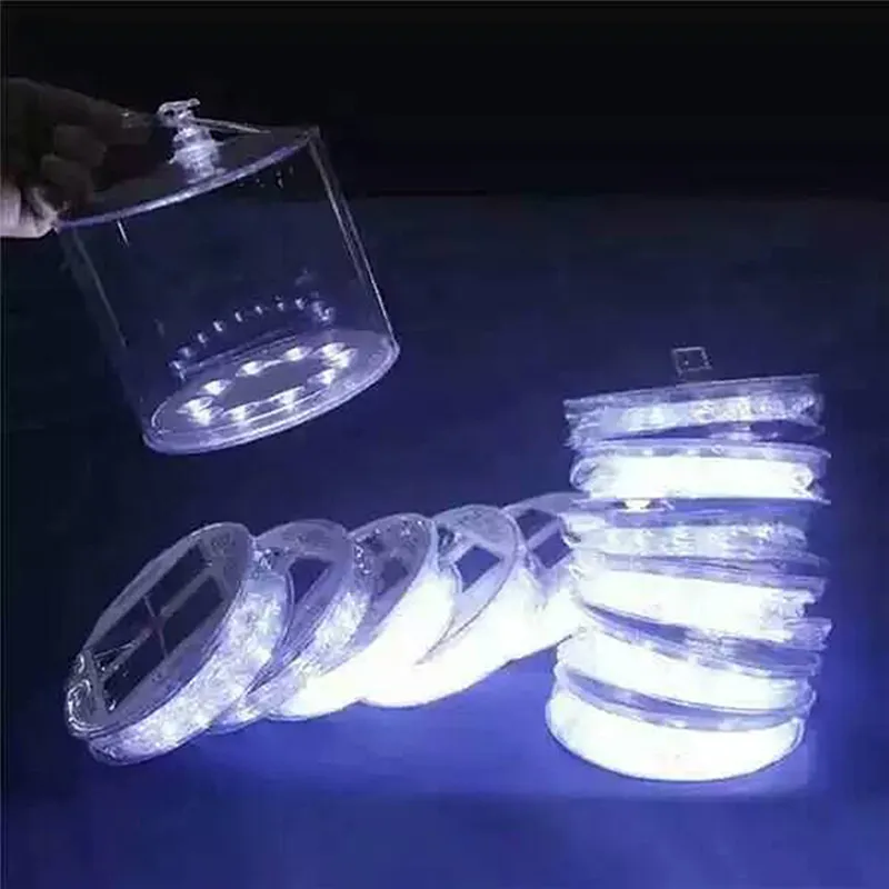 Inflatable Solar Light LED Solar Powered Foldable Light Outdoor Garden Yard Emergency Solar Road Lamp – image 5
