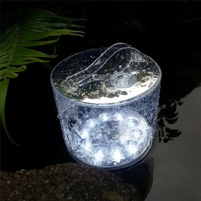 Inflatable Solar Light LED Solar Powered Foldable Light Outdoor Garden Yard Emergency Solar Road Lamp – image 3