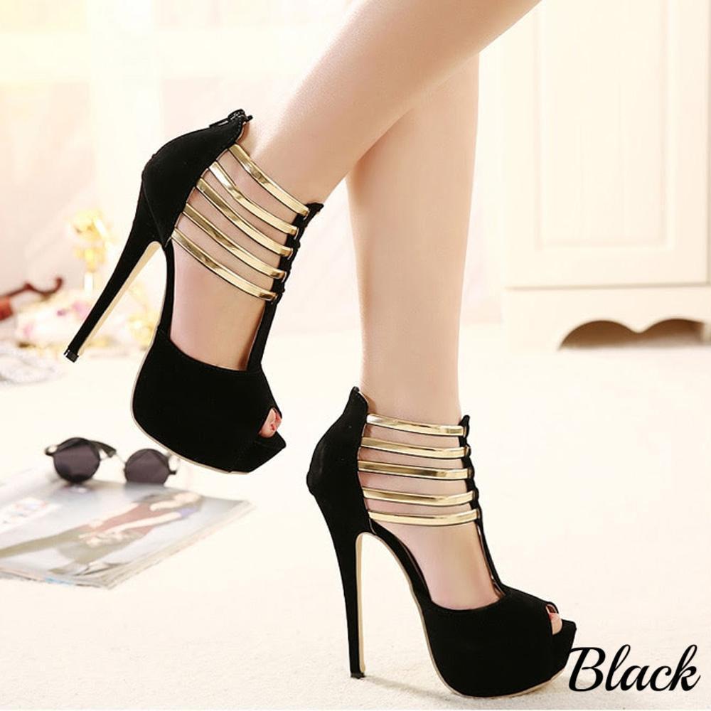 Strap Ankle Cuff Stiletto Salto