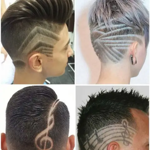 New Professional Magic Engrave Beard Hair Scissors Shavings Eyebrows
