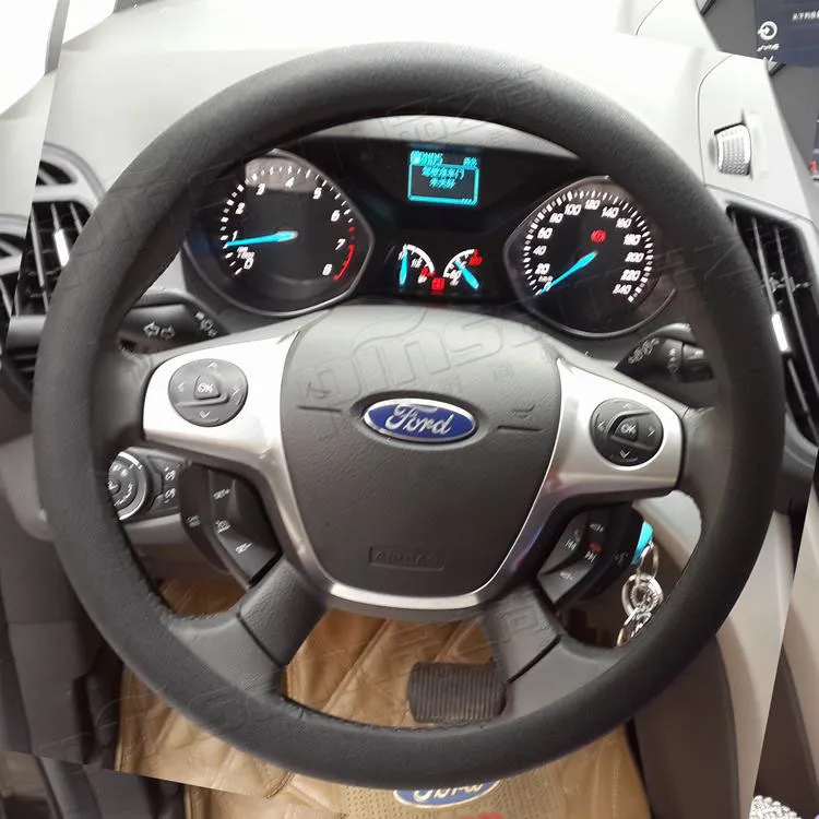 Non-slip car silicone steering wheel cover GM silicone steering wheel handle set Steering wheel silicone cover – image 7