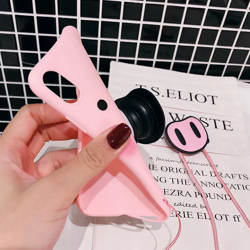 Compatible With Compatible With , Funny Cartoon PigCase For X XS Max XR Case For7 6s 8 8 Plus Cover Cute Nose Soft Back Cases Animal Capa – image 3