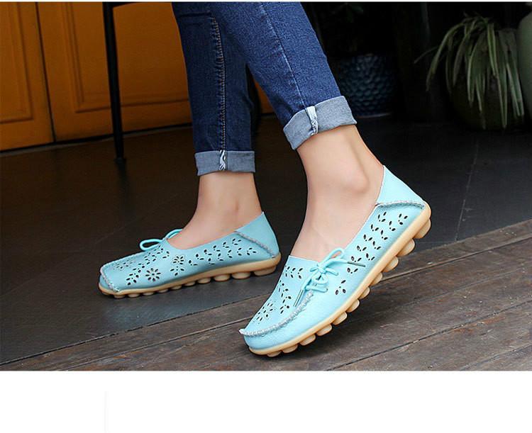 WOMEN'S BREATHABLE GENUINE LEATHER LOAFERS