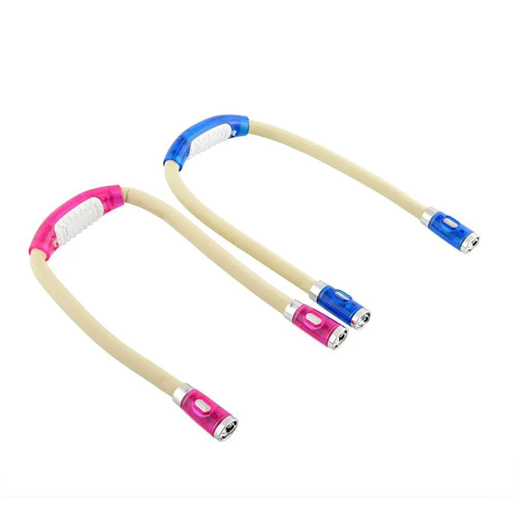 Flexible Neck Hug Book Light With LED Reading Lamp 3 Mode Portable Flashlight Soft Silicone Outdoor Camping Light Night Light – image 4