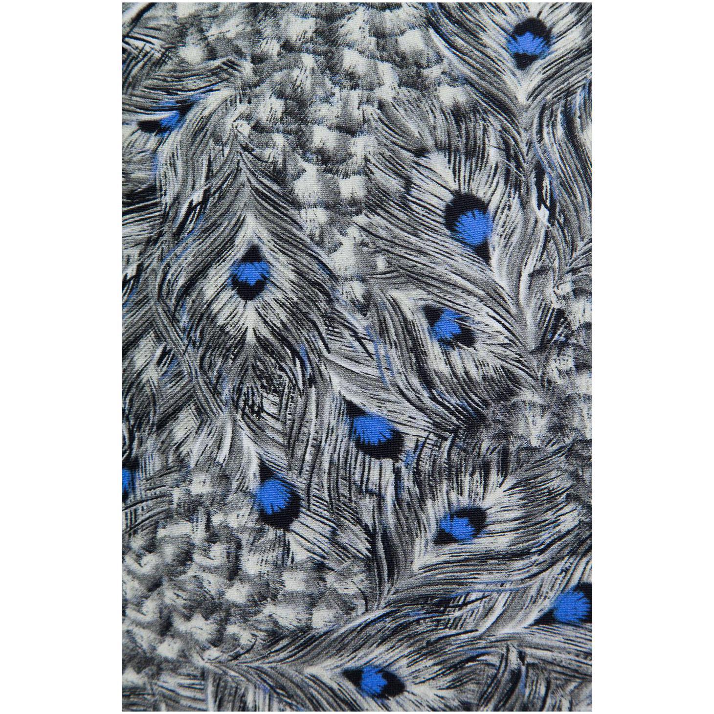 Swimsuit Siamese Bikini Feather Print Swimwear - Image 5