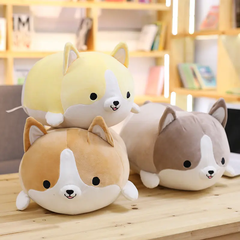 Cute Corgi Dog Plush Toy Stuffed Soft Animal Cartoon