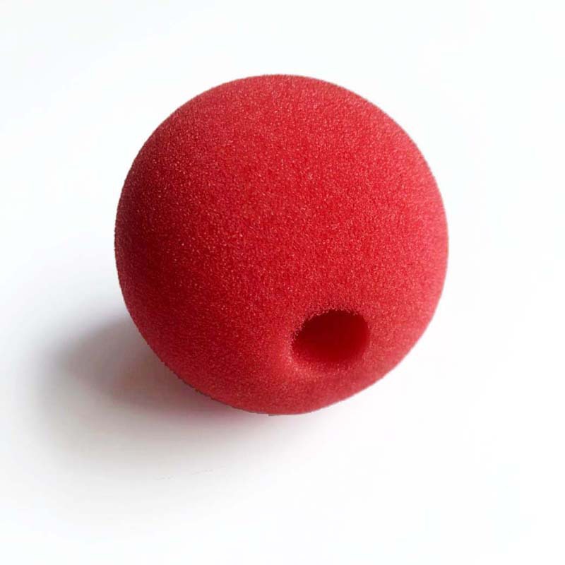 Clown nose red