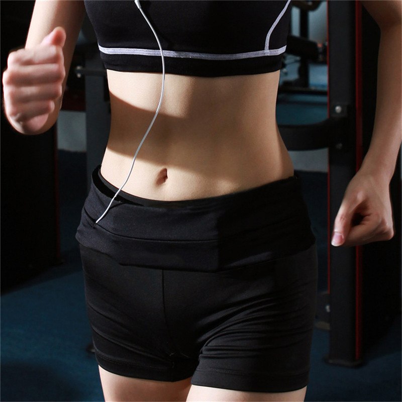 Sports pockets running female invisible slim personal fitness pockets — foto 2