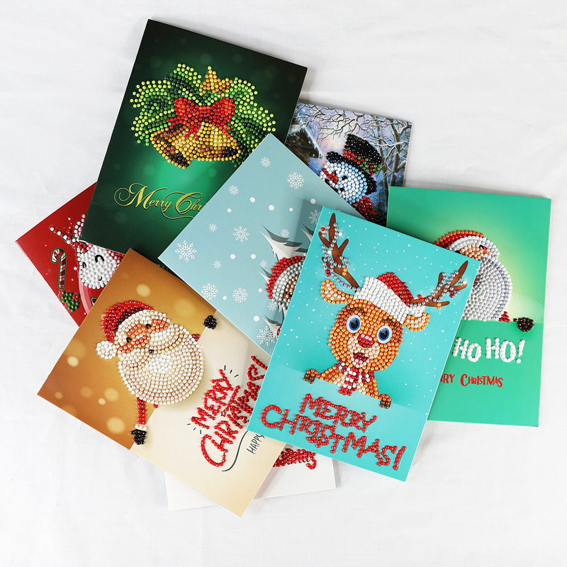 Christmas card christmas card diamond painting greeting