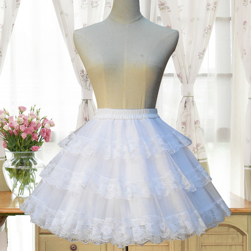 Dress with hard jersey skirt Cotton lining with bottom skirt