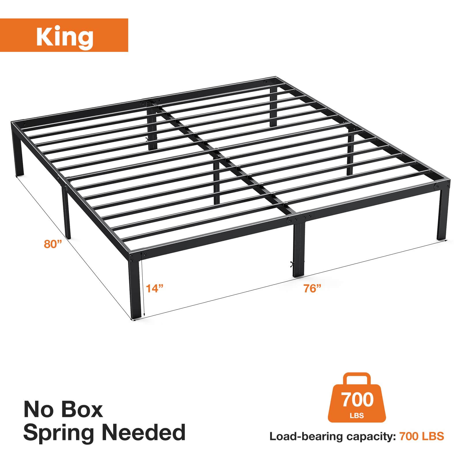 Heavy Metal Bed Frame image 4