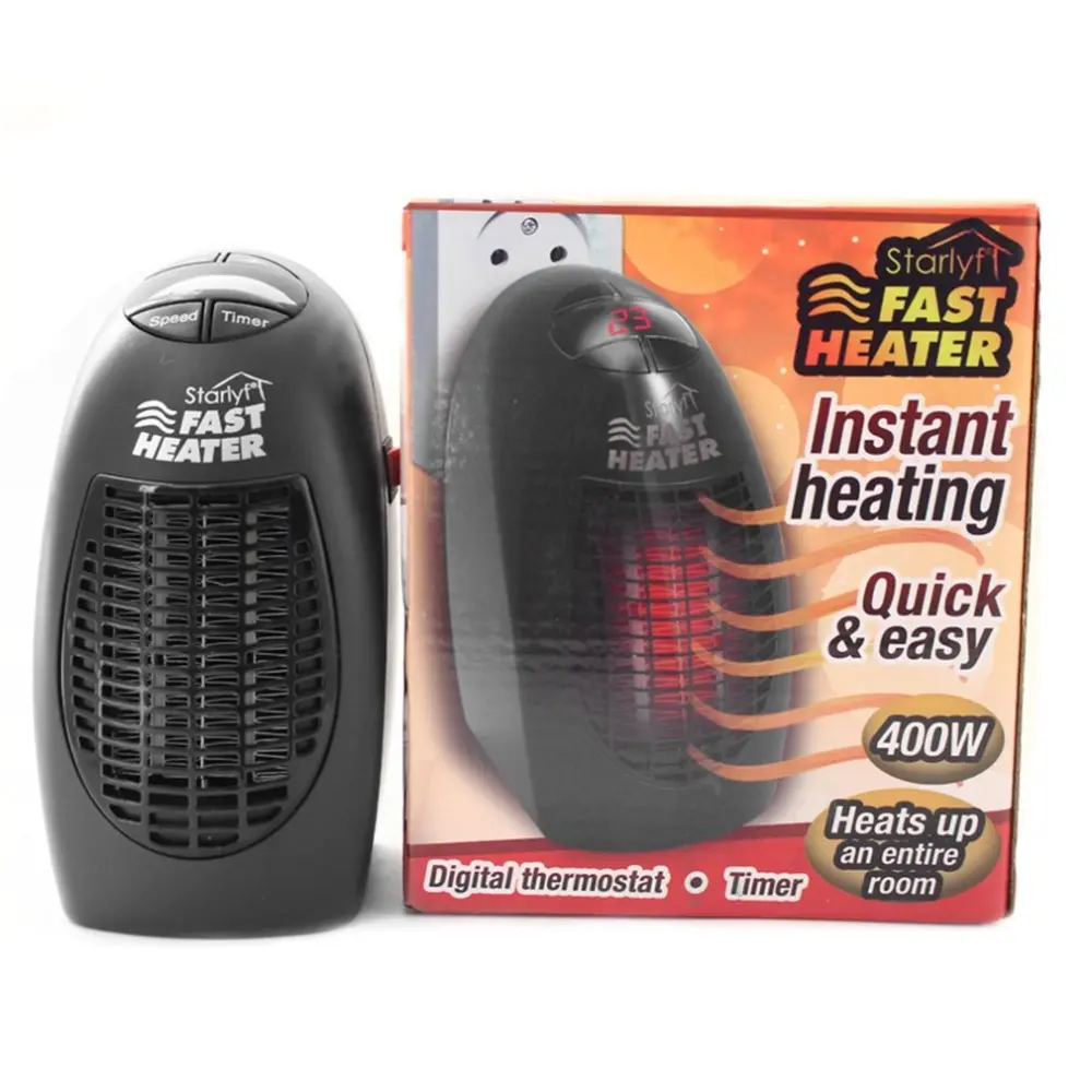Electric Heater 360 Rotating Plug Mini Small Appliances