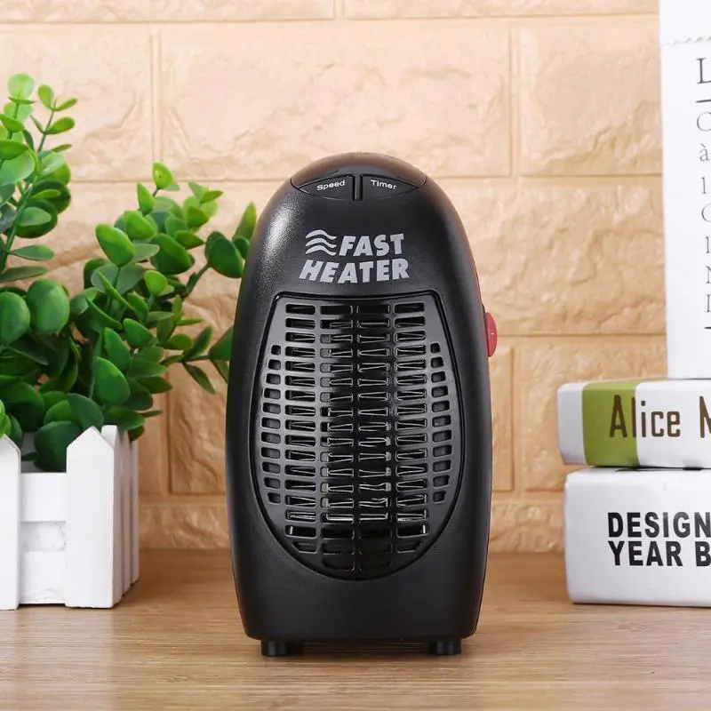 Electric heater 360 rotating plug mini heater small appliances – image 4
