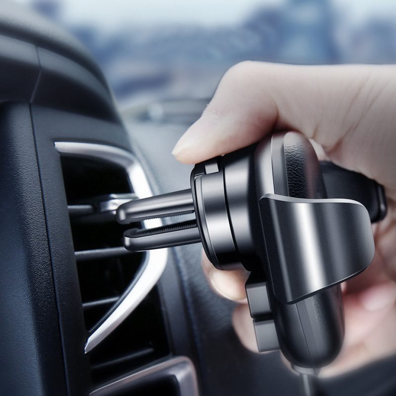 Car trådløs lading QI outlet gravity sensing bracket - Miniatyr 3