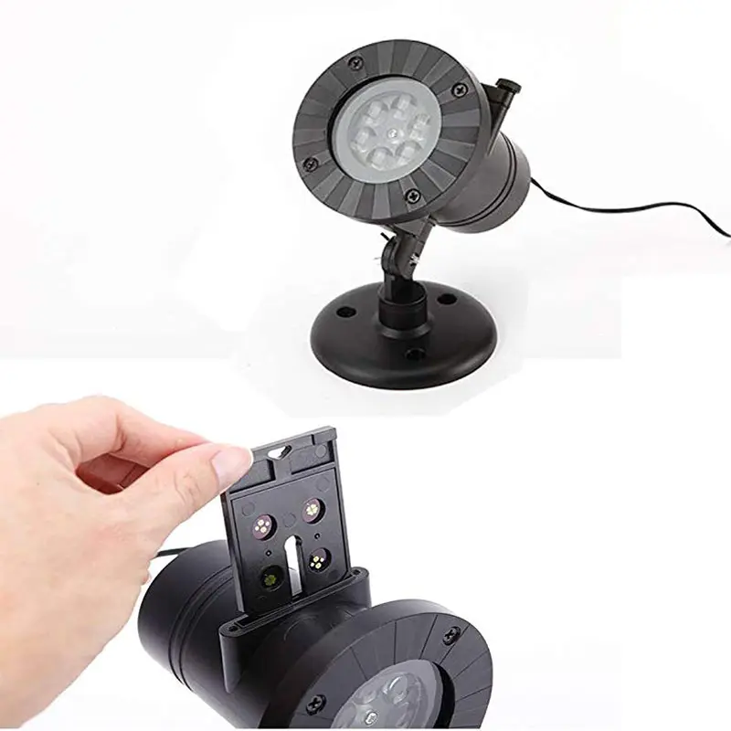 Christmas Snowflake Projection Lawn Light Outdoor Waterproof
