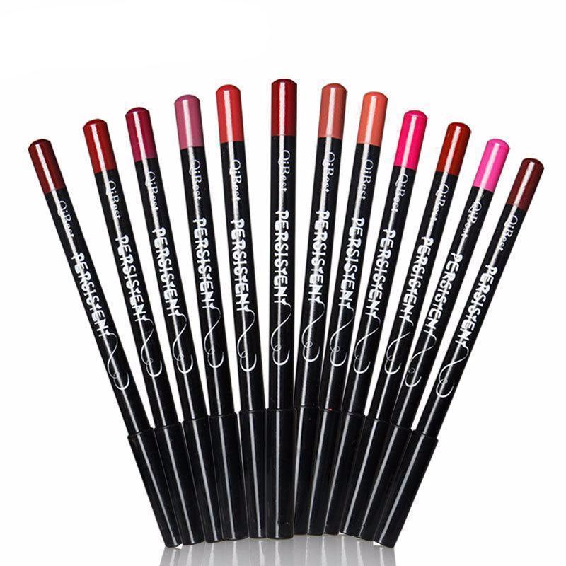 Lip Liner Pencil 12 Pcs - Shop at LoveMi