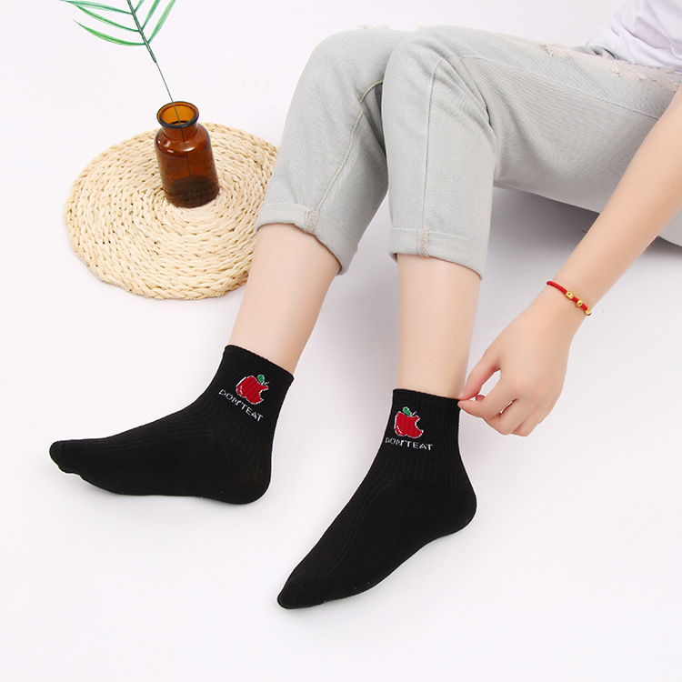 Girls' Personalized Cotton Socks