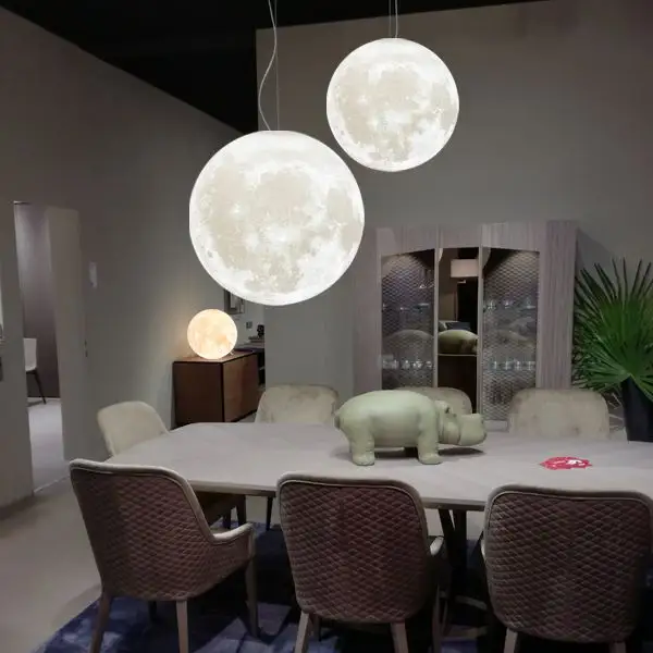 Chandelier Bedroom Lamp Personality Single Head 3D Restaurant Hanging