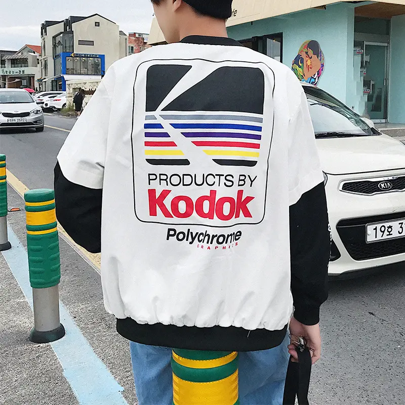Oversized Bomber Jacket Harajuku Style