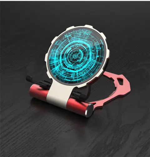 Iron Man Metal QI Wireless Charger Stand Desktop Mobile