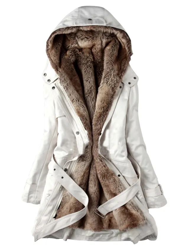Casual Ladies Basic Coat jaqueta feminina jacket Warm Long Sleeve women parkas cotton Women Winter Jacket White - Shop at LoveMi