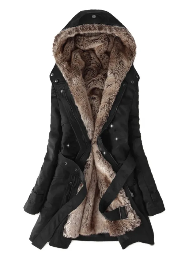 Casual Ladies Basic Coat jaqueta feminina jacket Warm Long Sleeve women parkas cotton Women Winter Jacket Black - Shop at LoveMi
