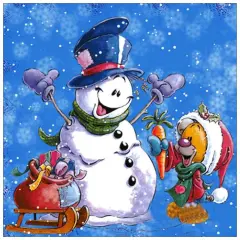 Weihnachtsspecial 5D Diamond Painting - Der Winter Ist Da - 40X40Cm - View 1