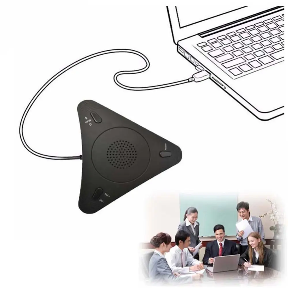 Video Conference Omnidirectional Microphoneconference Microphone Echo Canceller