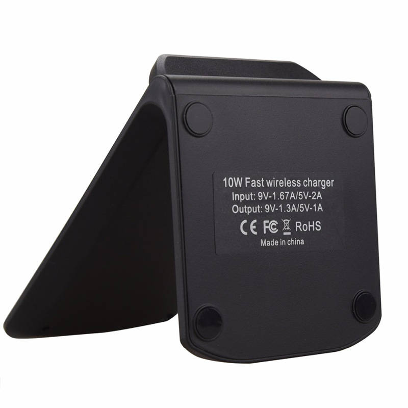 T100 wireless charging transmitter three coil fast charge collapsible bracket QI wireless charging mobile phone bracket - Image 11