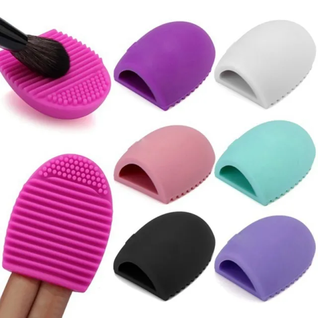 Light Board Silica Gel Brush Egg Egg Brush Plate No Word Silicone Scrubbing Tool Wash Egg Beauty Products Yellow - Shop at LoveMi