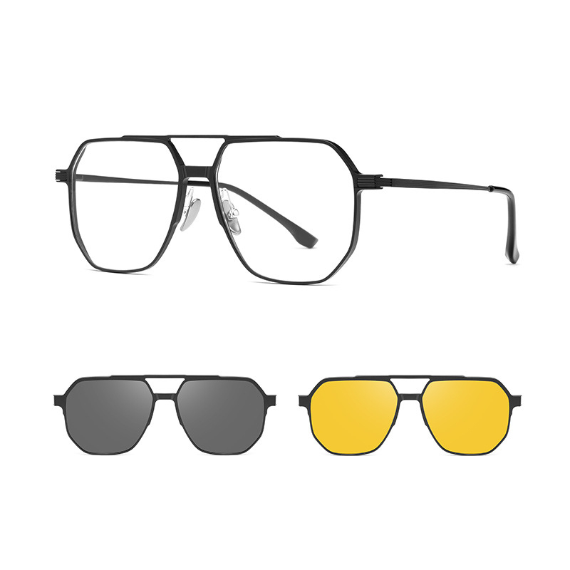 Aluminum Magnesium Set Polarizing Mirror Large Frame Sunglasses - Image 4