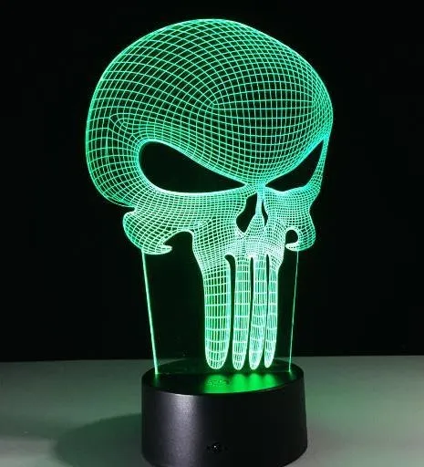 3D LED Color Night Light Changing Lamp