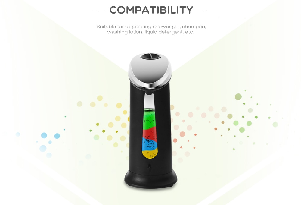 Автоматический дозатор жидкого мыла с интеллектуальным датчиком, бесконтактный, 400 мл