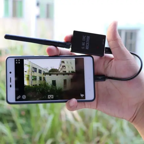 FPV Mini 5.8G OTG 150CH Receiver UVC Video Downlink