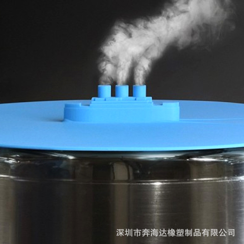 Steam-type silicone steamer lid environmental protection anti-fall silicone lid cooking Titanic pot lid